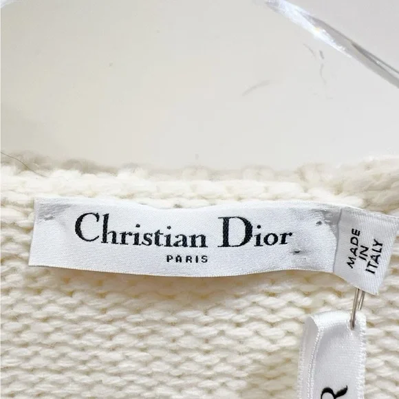 Authentic Dior Cream Knit Garment - Picture 3 of 6